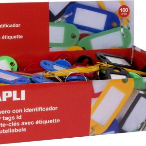 Keyring Apli Label Multicolor 100 Units 100 Pieces