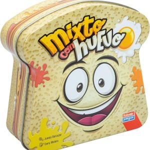 Falomir – Mixed Card Game with Egg | Quick Visual Game | Suitable for 2-4 Players | Ideal for Children 6 Years and Up, Multicolor, Plastic.