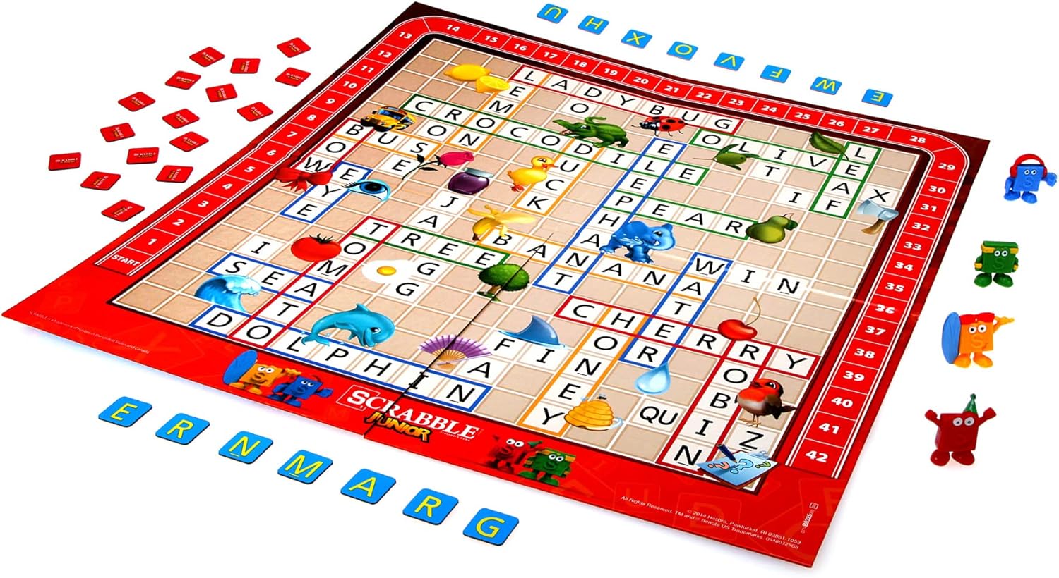 Hasbro Scrabble Junior Game for 2-4 Players (B0325) - Image 2