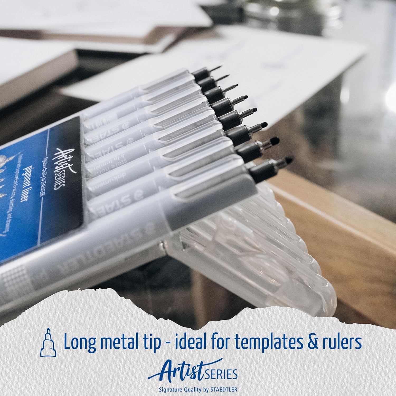 Staedtler 308 SB6P, Fineliner Pigment Liner, Case of 6, Black - Image 12