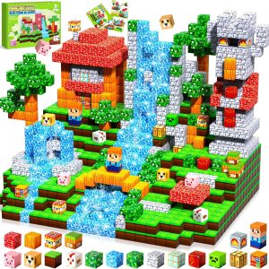 Magnetic Building Blocks for Children, Magnetic Children 108 Pieces, Toys for Children 3 Years, Magnetic Constructions, Creative Montessori Toy for 3 4 5 6 7 8 9 10 Years Old