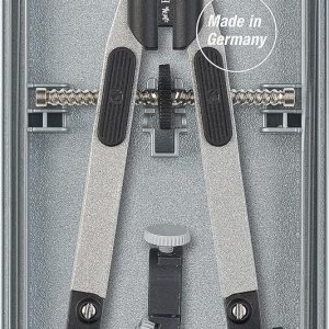 Faber-Castell 174014 – Quick Fit Technical Compass – Universal Adapter – Silver