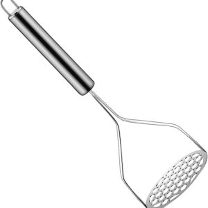 Potato Masher – Manual Kitchen Utensil for Pressing Potatoes and Legumes – Kitchen Utensil to Make Purees Vegetables Fruits Home Party Picnic Barbecue