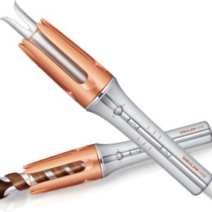 SHEGLAM 25mm Automatic Curling Iron with Ceramic Coating, 3 Temperature Levels (170-210℃), Fast Heating – Automatic Rotating Curling Winder for Curls