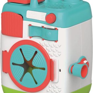 Clementoni Baby – Interactive Sensory Washing Machine – Safe and Washable Elements, Manual and Cognitive Development, 12+ Months, 25×20 cm, 17582