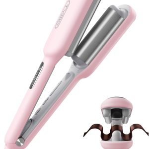 TYMO ROVY Wave Hair Curler, Beach Waves Iron 25 mm for Large Curls, Ideal for Beginners, Instant Wavy Curlers, Ionic Hair Waver with 4 Temperatures, LED Display