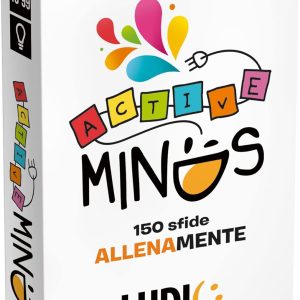 Ludic – Active Minds – 150 Allely Challenges | Society Games for the Whole Family, for Kids & Adults, Card Games, Fun and Smart Logic Challenges and Training Quizzes