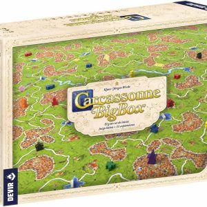 Devir – Carcassonne Big Box, Carcassonne Plus, Complete Board Game + 11 Expansions, for 7 years, Friends (BGCARPLUS3)