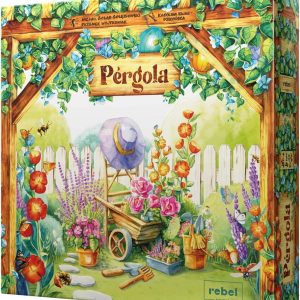 Asmodee Pergola Gardening Themed Board Game, 1-4 Player Strategy Game with Solitaire Mode, for Adults and Kids Ages 10+, 45-60 Minutes, Spanish