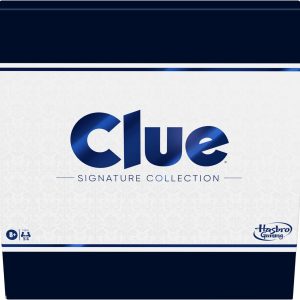 Hasbro Gaming Clue Board Game Signature Collection, Premium Packaging & Components, Family Games for Kids and Adults, Mystery Games for 2-6 Players
