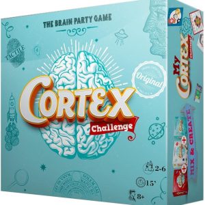 Asmodee Cortex Challenge, Challenge Your Brain with This Divertive Card Game! Ages 8, 2 to 6 Players, 15 Minutes per Game, Multilanguage (Includes Spanish)