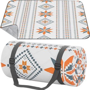 Colchonetas de camping de gran tamaño, de secado rápido, antideslizantes, lavables, plegables, para actividades al aire libre y en grupo, peso ligero