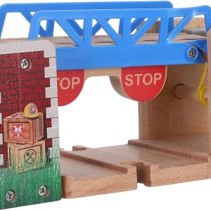 Railway Bridge Railway Accessory Portable 1 Piece Construction Toy Wooden Train Set