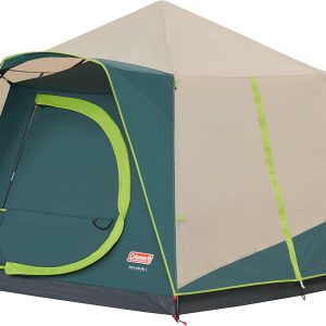 Coleman Polygon 360° Wide Tent, Family Tent, Stability Steel Pole Frame, Easy Assembly, 100% Waterproof