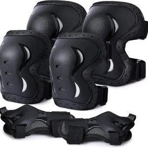 Children’s Roller Skates Protection Set for Adults, Set Knee Pads Elbow and Wrist Guards for Skating, Cycling, Skateboarding, Climbing Bike Skate, Scooter