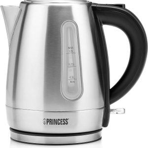Princess 236023 Electric Kettle 1 Liter, 2200W, Wireless, Boil Dry Protection
