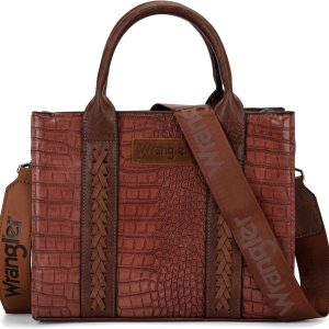 Wrangler Women’s Medium Tote Bag, Top Handle Tote Bag with Strap