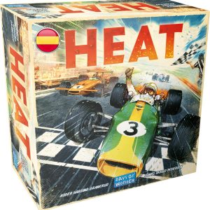 Asmodee – Heat – Car Racing Strategy Game – Strategic Board Game for Children from 10 Years Old – 1 to 6 Players – 60 min – Immersive Race