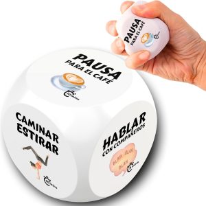 Fidget Cube | Anti-Stress Dice for Adults | Gift Coworker, Office, Student | Reduce, Relieve Stress and Anxiety | Stress Ball