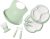 BabyBjörn Complete Dinnerware Set with Bib, 8 uni. Pastel Green