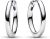 Pandora Moments Sterling silver hoop earrings